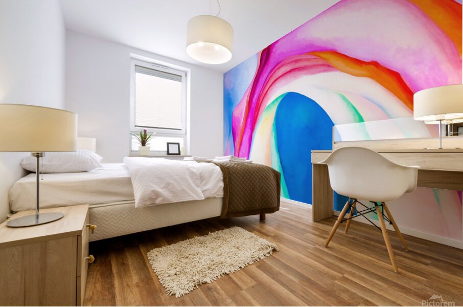 Georgia O Keeffe - Music Pink and Blue  No. 2 Mural print