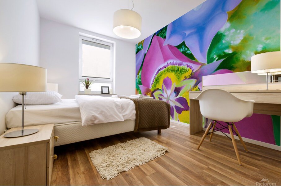 Georgia OKeeffe - Mountain Flowers No. II  Mariposa Lily Mural print