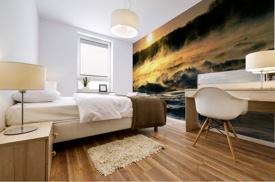 Le debut de la vie Mural print