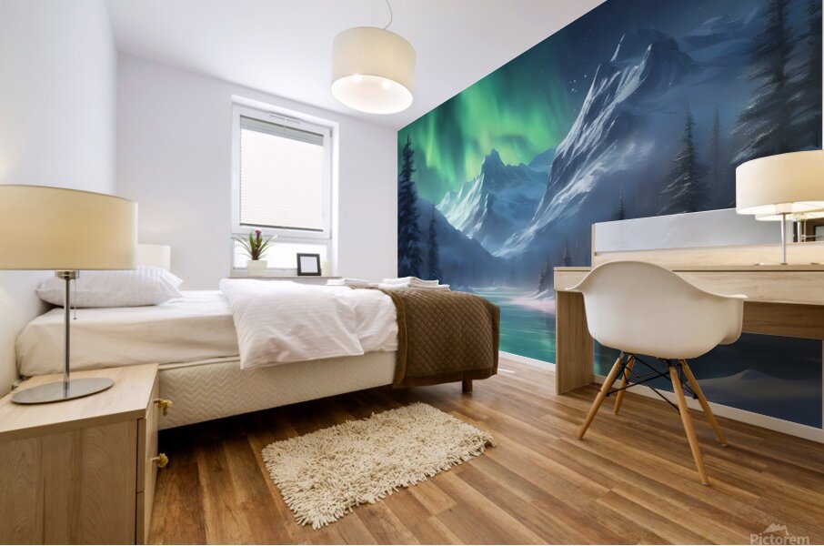 aurora Mural print
