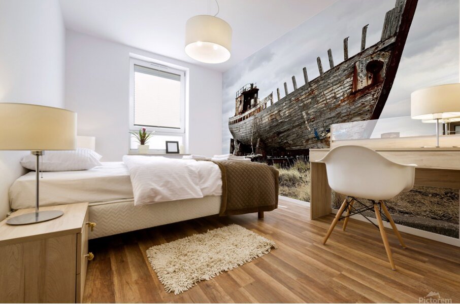 Akranes Ship Ruin Iceland Mural print