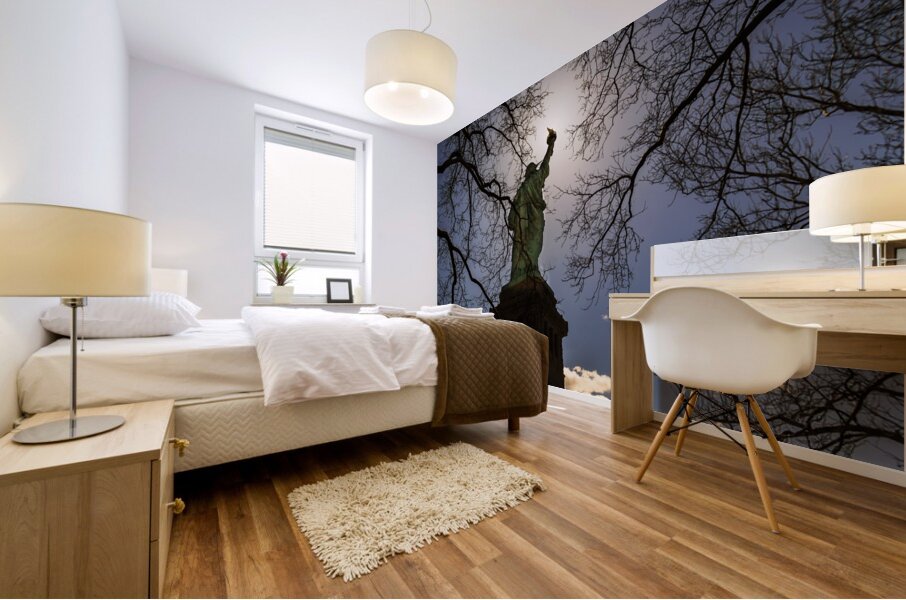 New York Statue of Liberty Mural print