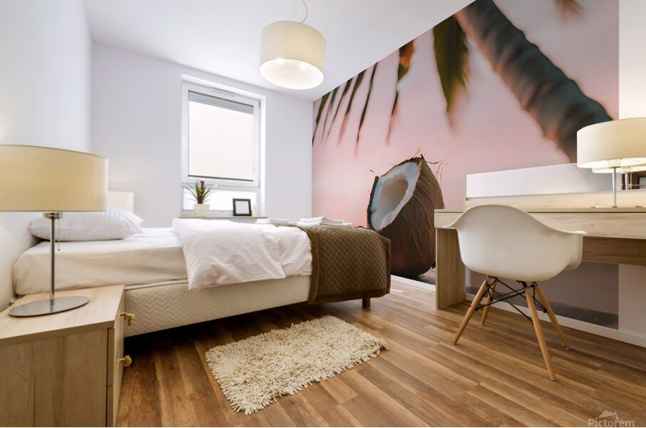 If I were a coconut 02 Mural print