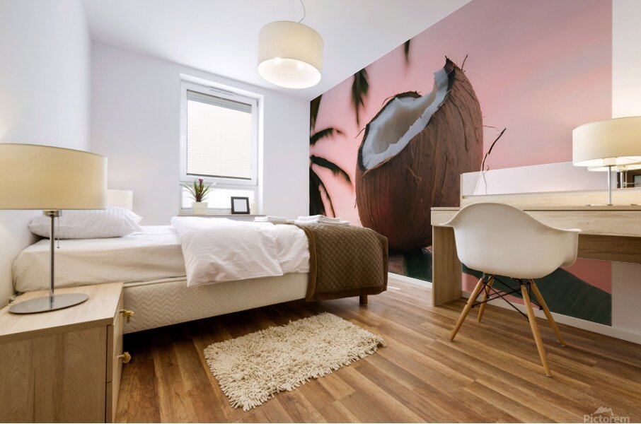 If I were a coconut 01 Mural print