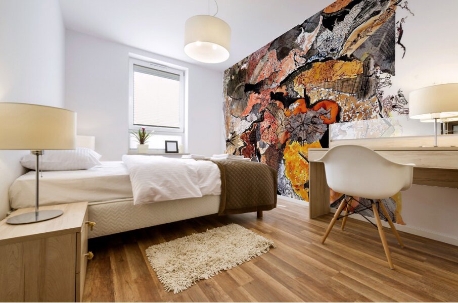 Dream of the Wood City 07 by Benoit Moreau Mural print