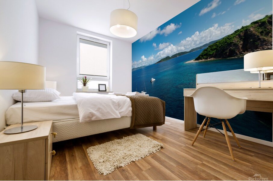 Anchored Bliss Mural print