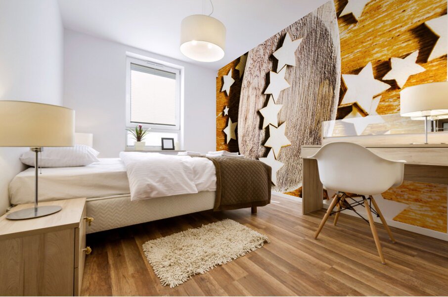 5 star catering and restaurant award Mural print