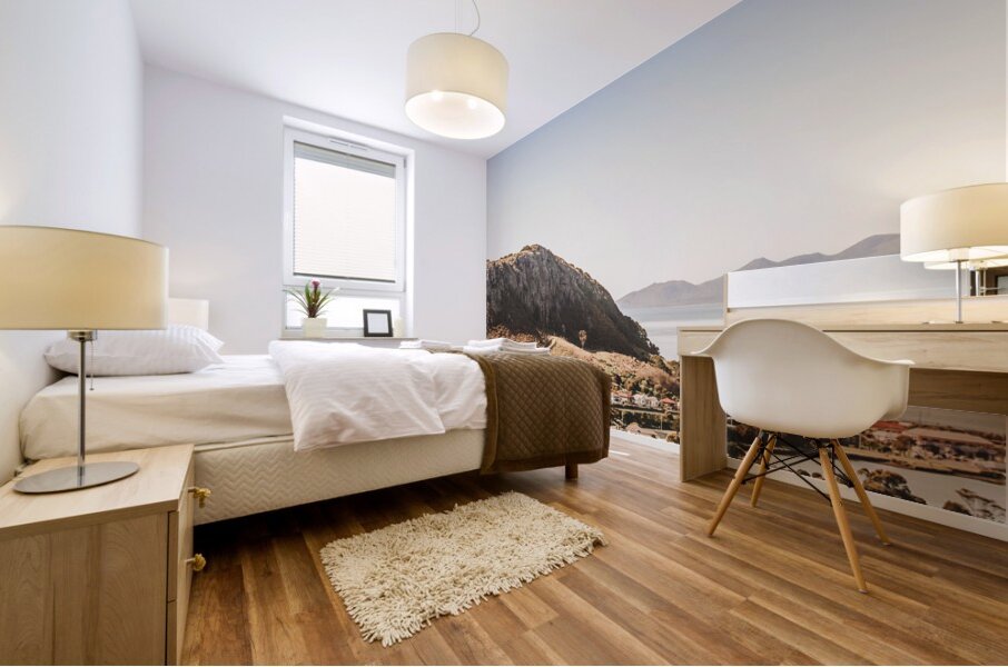 Coastal Tasmanian town Mural print