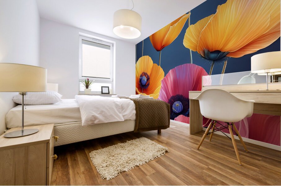 Floral Spectrum 5 Mural print