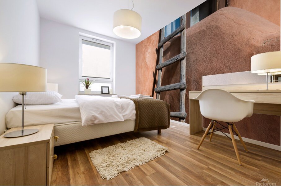 Adobe Ladder Mural print