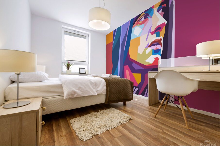 Eminem art Mural print