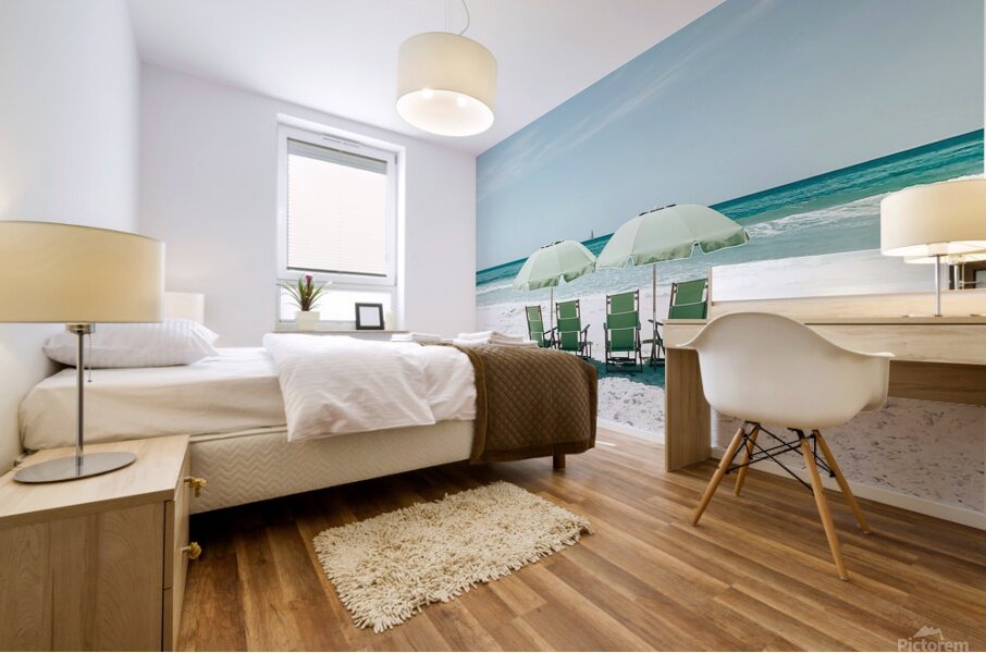 Welcome To The Beach Mural print