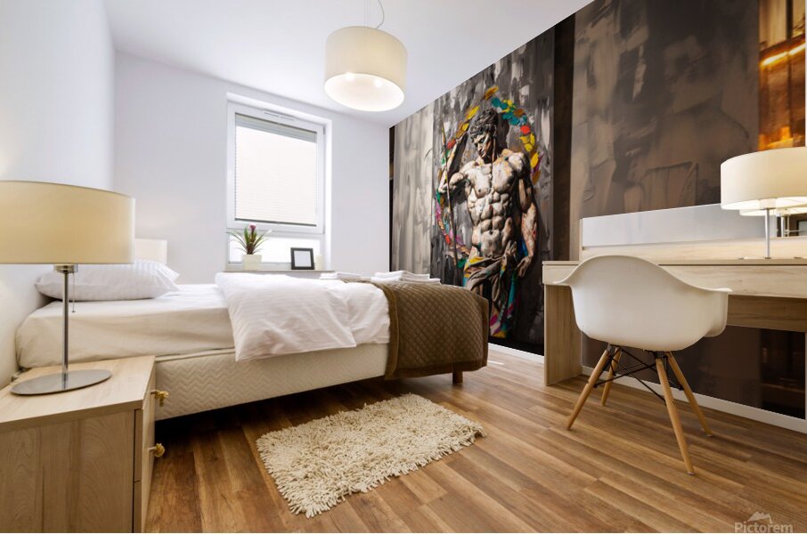 006 AI1 3 Adonis masterpiece of ancient sculpture Mural print