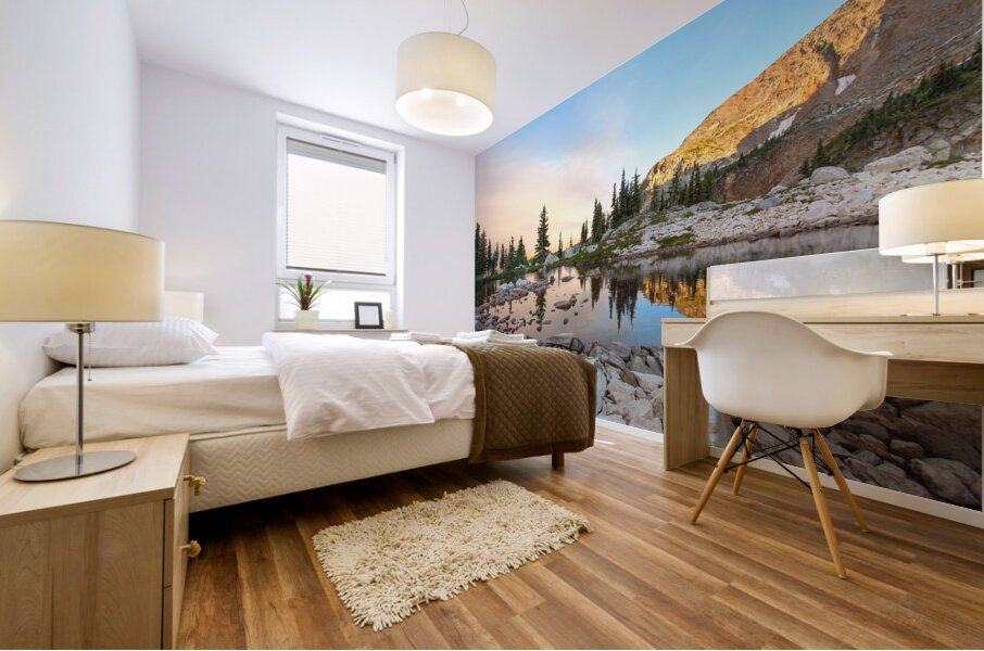 Monashee: Golden Hour Reflections No.2 Mural print