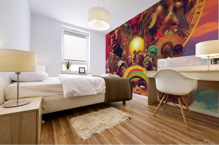 Prayer Power...  And a child shall lead them Mural print