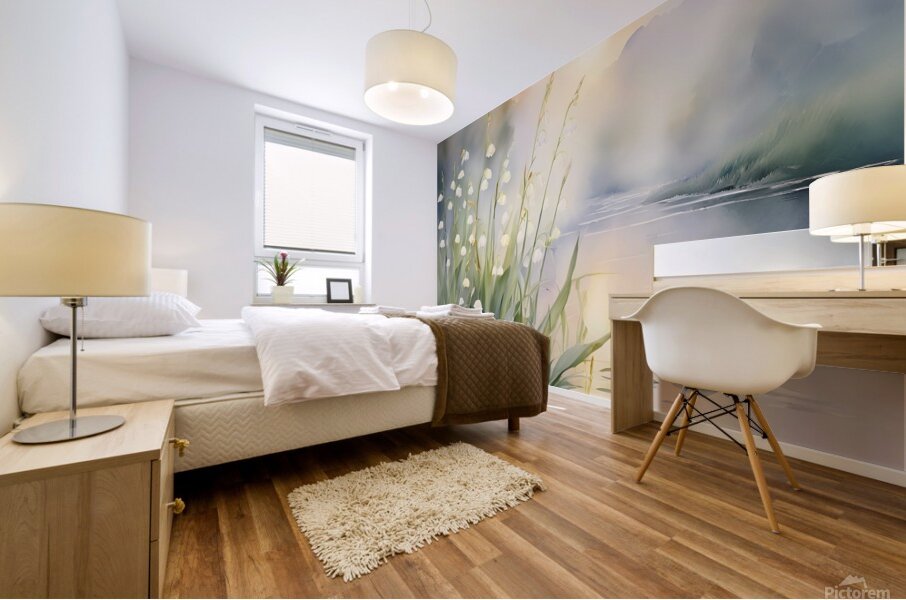  Serenity by the Stream Mural print