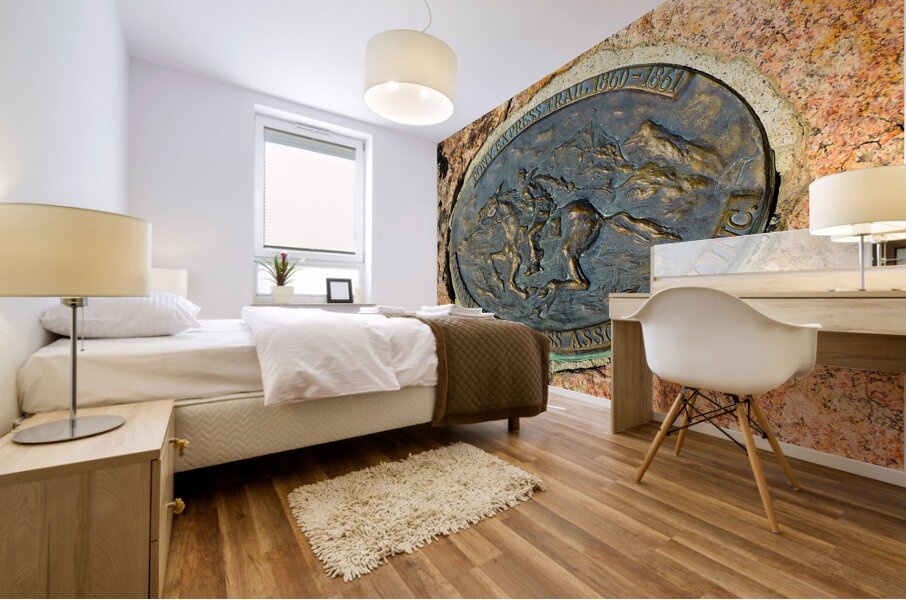 The Pony Express Rides Again Mural print