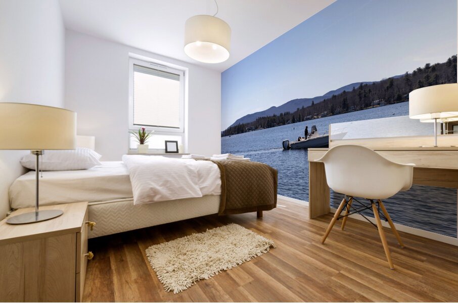 Boating on Lake Winnipesaukee Mural print