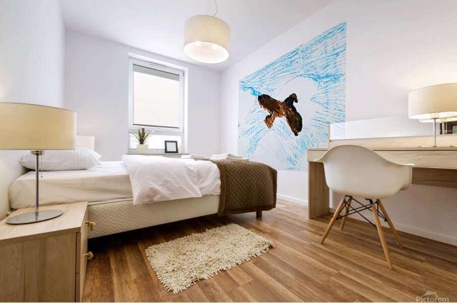 The Bird Mural print