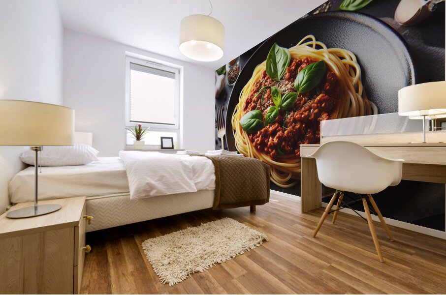 spaguetti bolognesa 3 Mural print