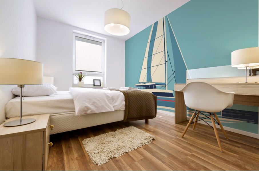 Catamaran Mural print