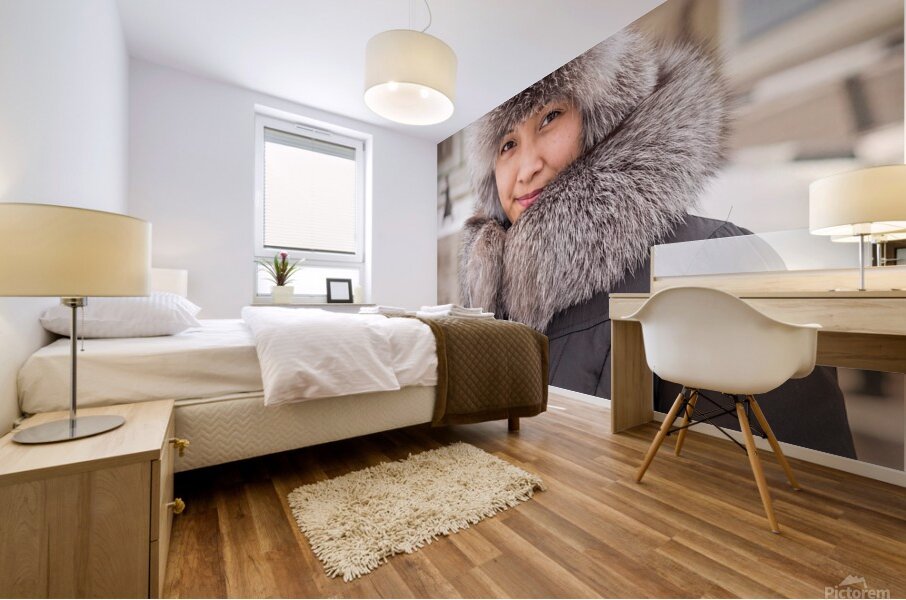 pretty lady   Mural print