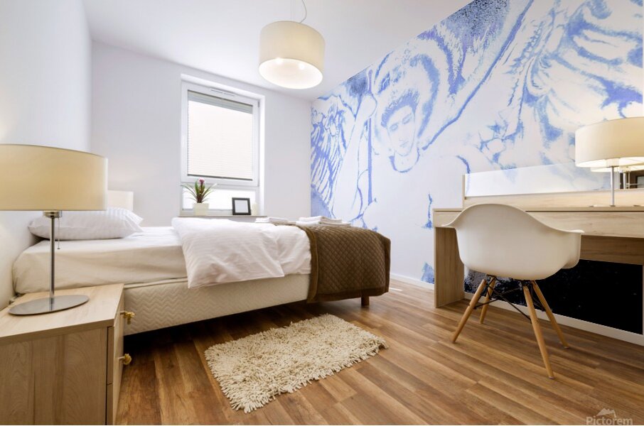 Guardian Angel Visit  Mural print