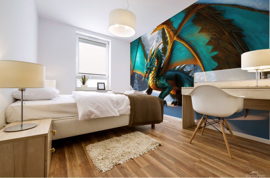 WINTER FOREST DRAGON   IMG 3071 BIG Mural print