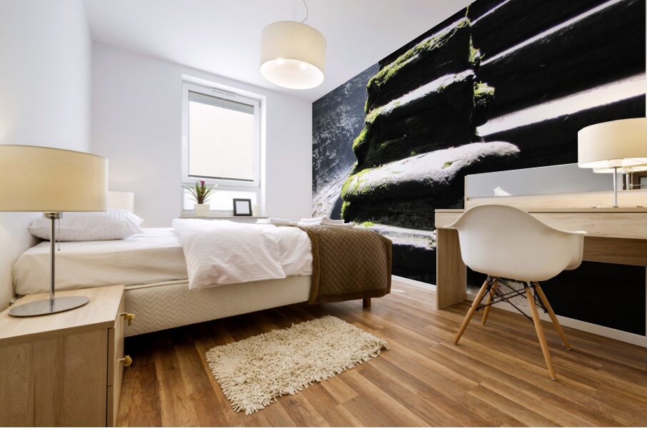 Stairway at Watkins Mural print