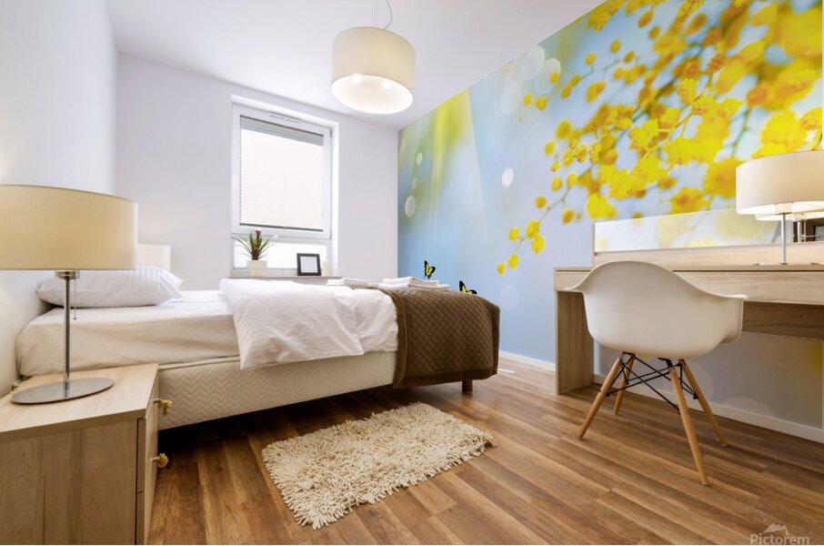 Spring butterfly Mural print