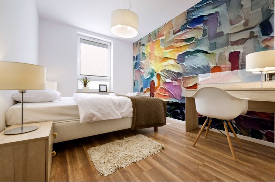 textured chase Mural print