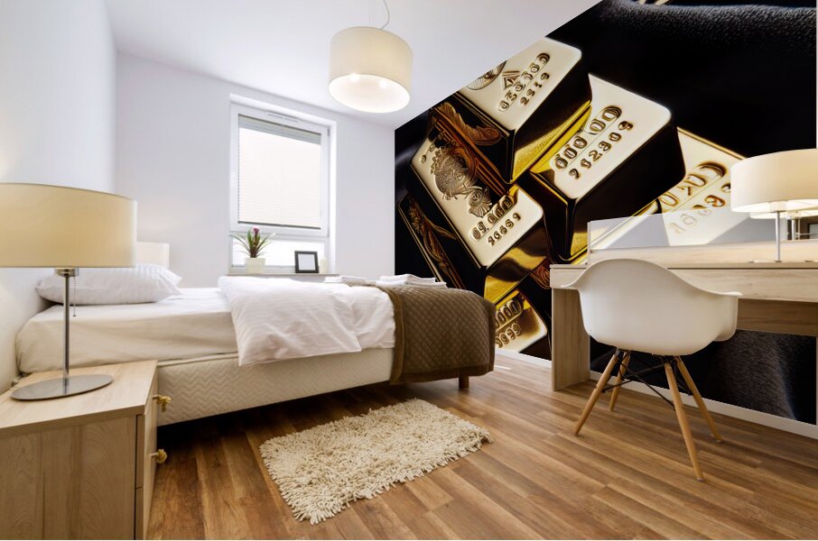 Gold bullion 3 Mural print
