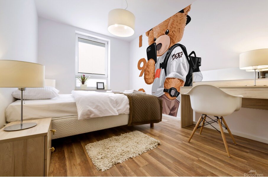 1984 MAY BORN IN Mural print