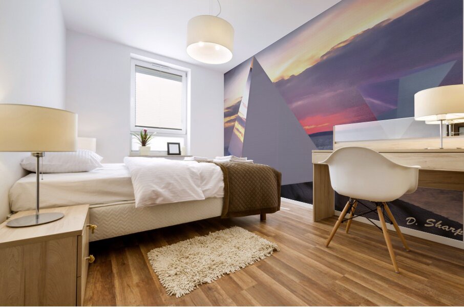 Reality and Illusion Mural print