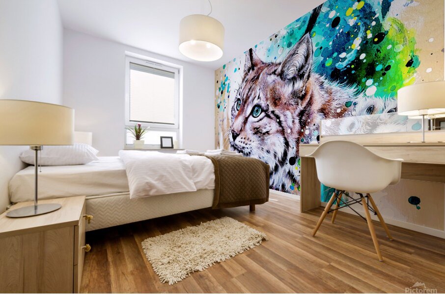 Ojo De Lince Mural print