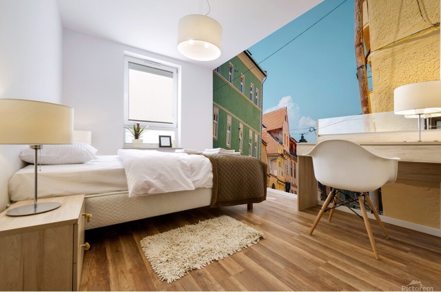 Romania Sibiu old town Mural print