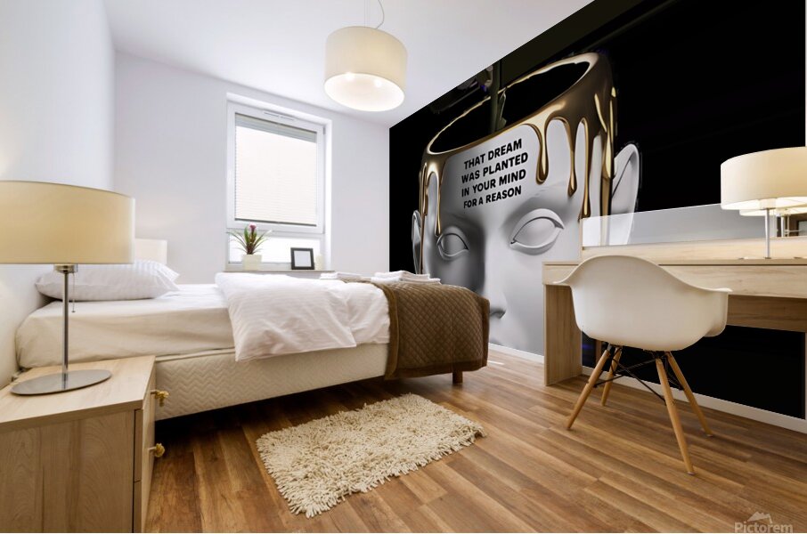 a striking and thought provoking photograph of a Mural print