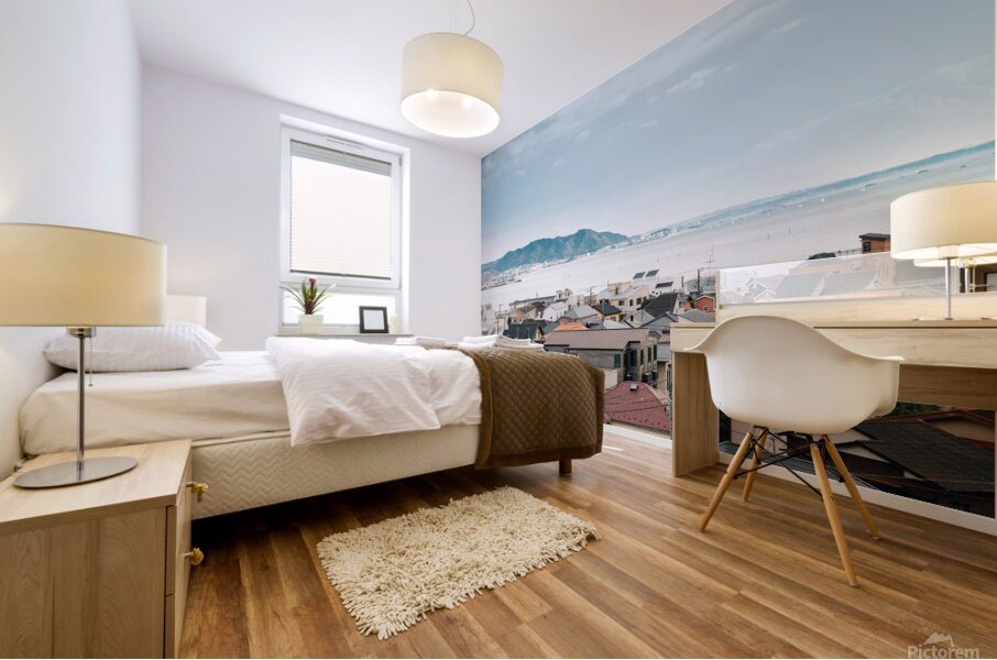 Kamakura beach Mural print