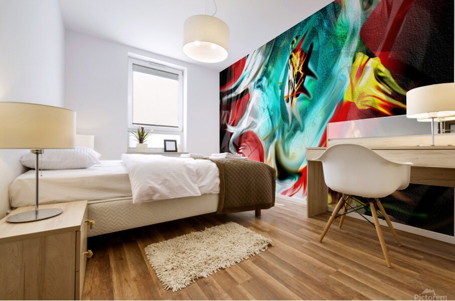 DEER DANCEFINAL3 Mural print