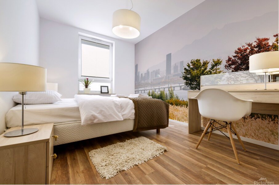 Seoul autumn scenery Mural print