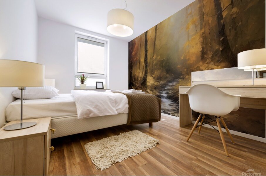 Enchanted forest Mural print