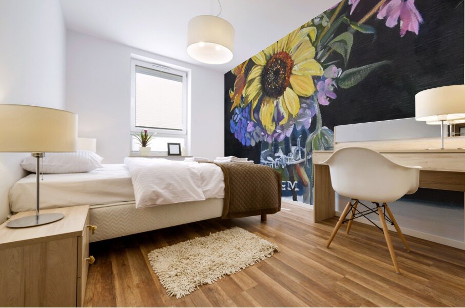  Square Foot Painting Summer Bouquet Mural print