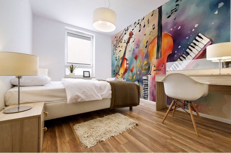 Rhythmic expression 75 Mural print