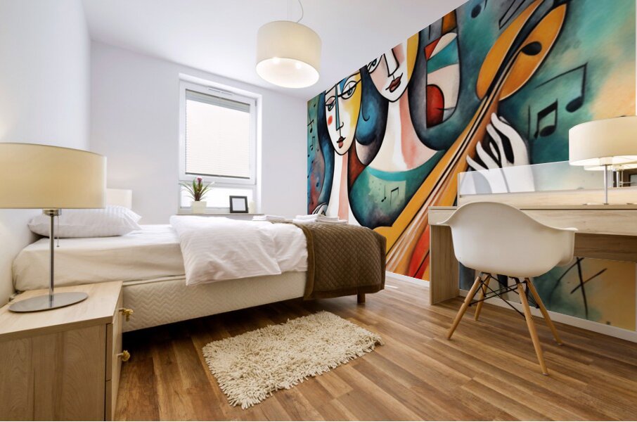 Rhythmic expression 6 Mural print