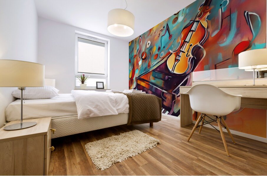 Rhythmic expression 125 Mural print