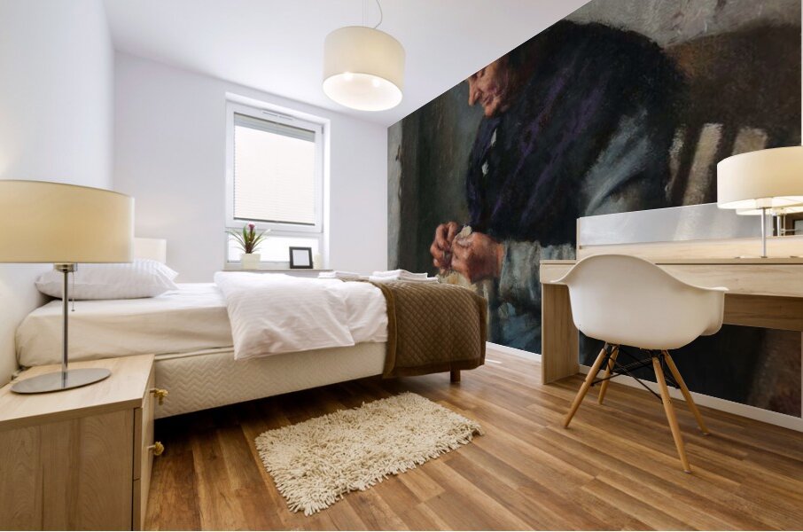 EDWIN HARRIS 1855 1906 NEARLY DONE Mural print