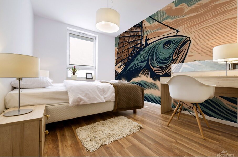 Captain  Mural print