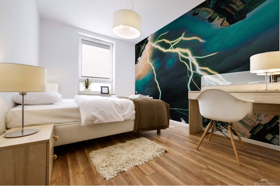 Electric Skye Mural print