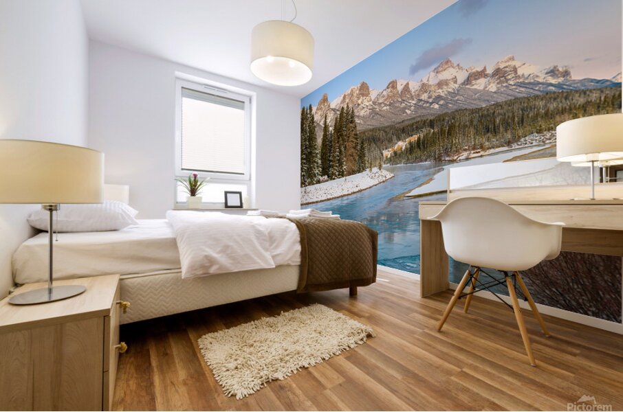Bow River House Mural print