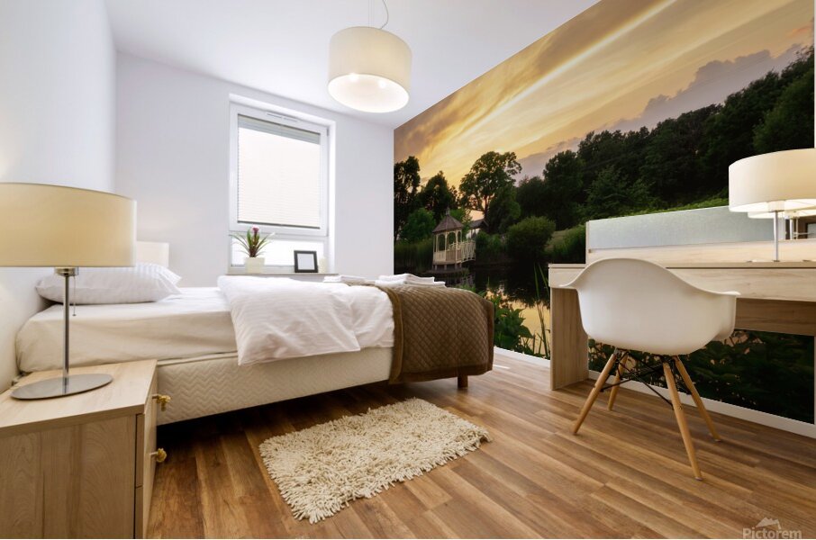 Franko Park Big Sky Sunset Mural print